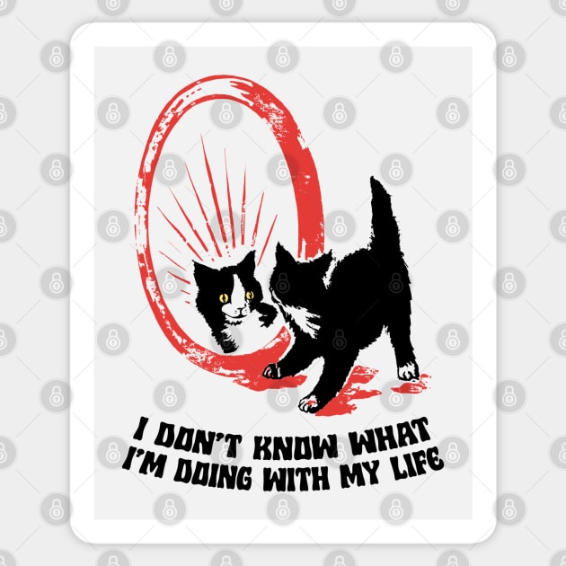 I Don't Know What I'm Doing With My Life Sticker by DankFutura